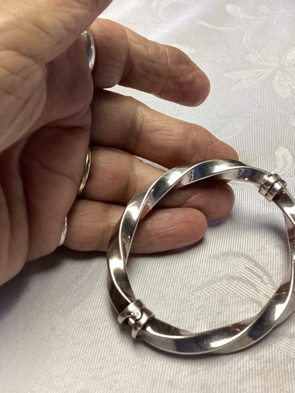 Milor Italy Sterling Silver CLAMPER. Bracelet - Women Jewelry stunning - Picture 7 of 11